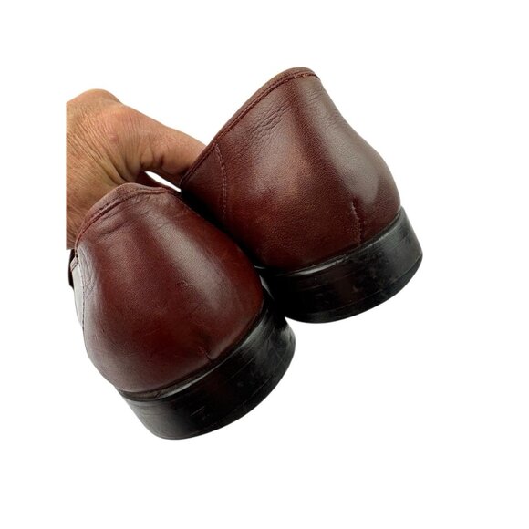 *Sandro Kappa Comfort Tassle Loafer Dress Shoes Mens 10D Oxblood Leather Classic main image 14